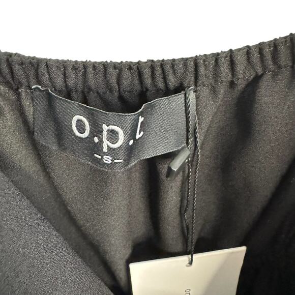 OPT One Pretty Time Cava Black and White Polka Dot Tiered Midi Dress NWT - Picture 3 of 9